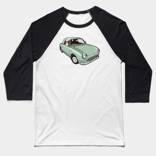 Nissan Figaro Emerald Green Baseball T-Shirt